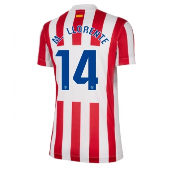 Billige Fotballdrakt Atletico Madrid Marcos Llorente #14 Replika Hjemmedrakt Dame 2025-26 Kortermet